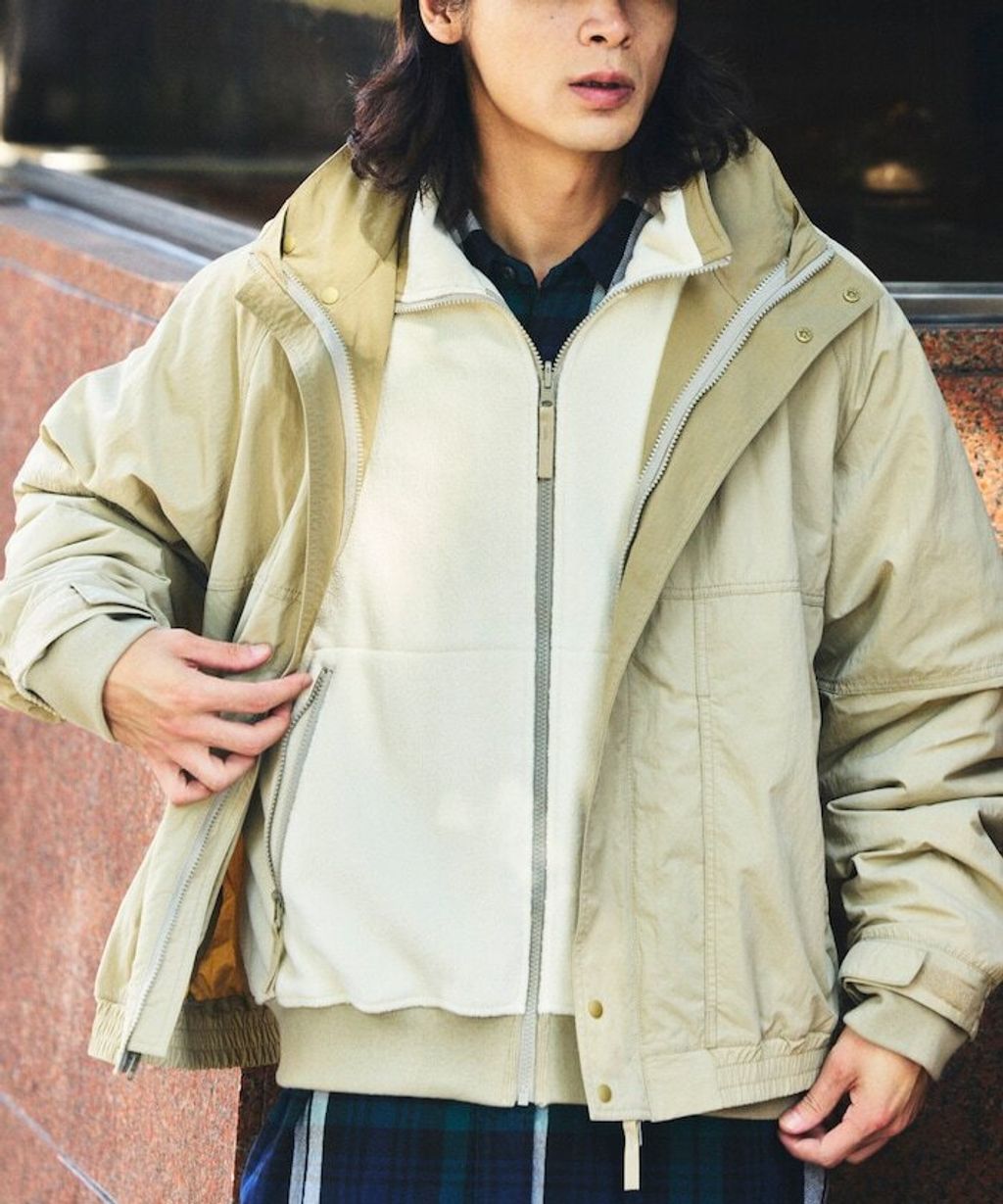 FREAKS STORE 3WAY 寬鬆版型尼龍×刷毛可拆式衣領外套_36