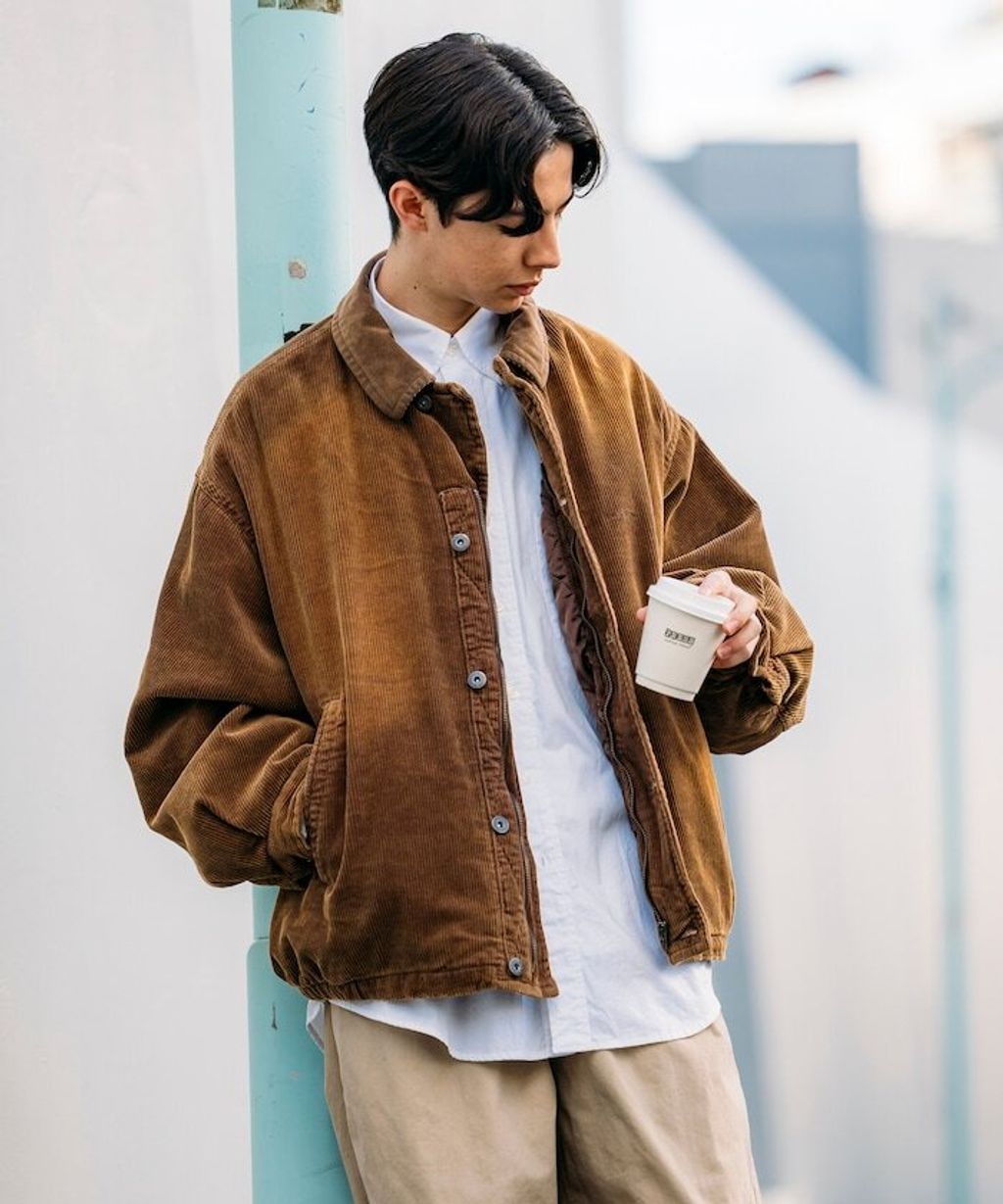 NAUTICA 短版中棉保暖燈芯絨外套_10