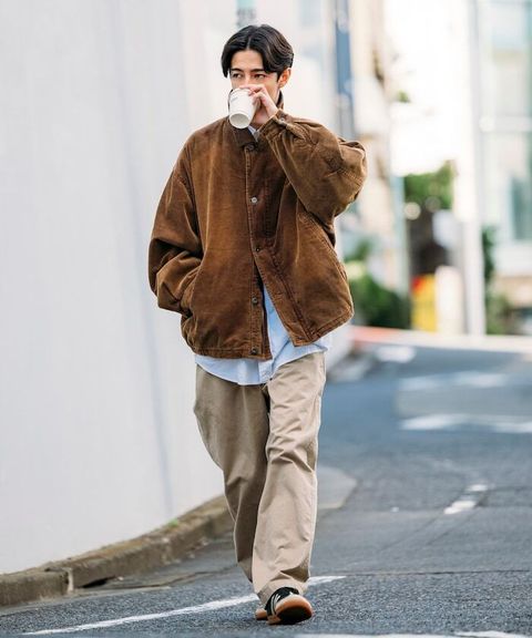 NAUTICA 短版中棉保暖燈芯絨外套_8