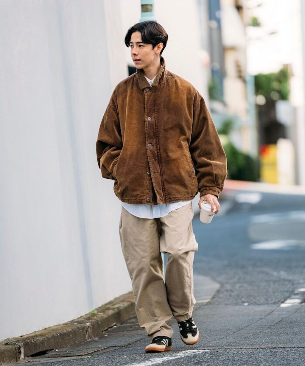 NAUTICA 短版中棉保暖燈芯絨外套_7