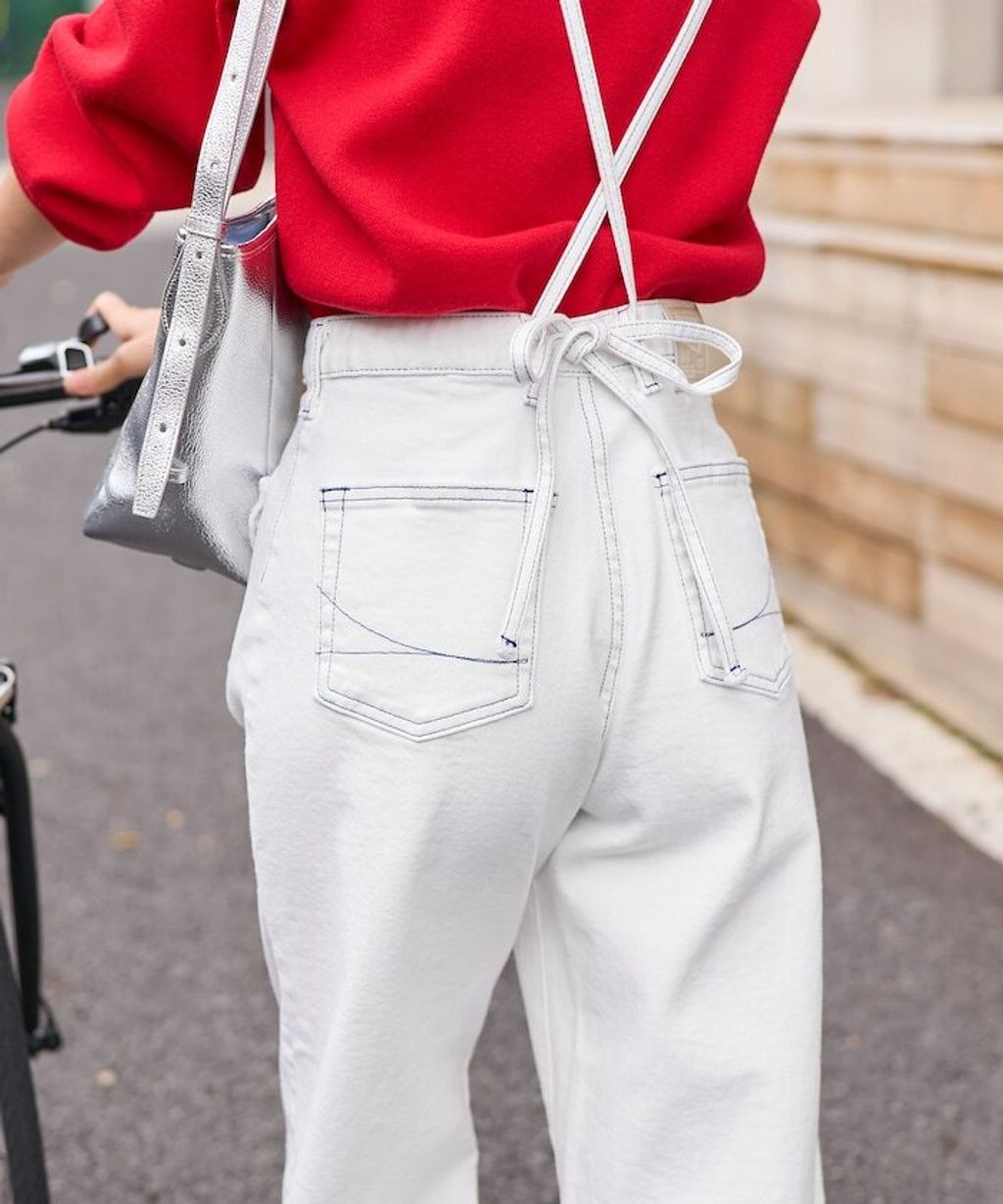 FREAKS STORE x SOMETHING 寬版顯瘦細吊帶丹寧褲 (一褲多穿)_21