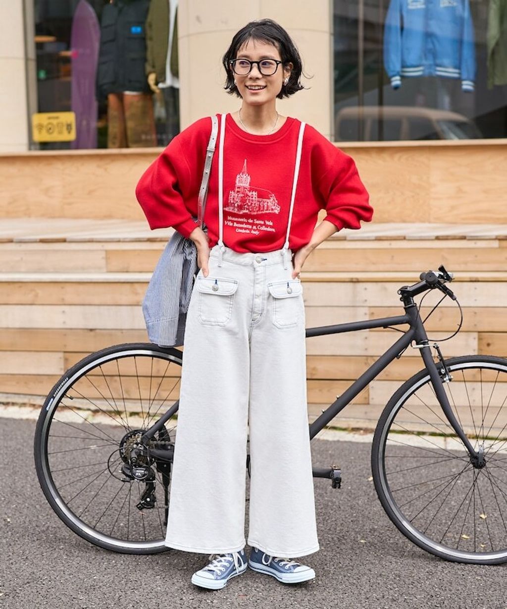 FREAKS STORE x SOMETHING 寬版顯瘦細吊帶丹寧褲 (一褲多穿)_3