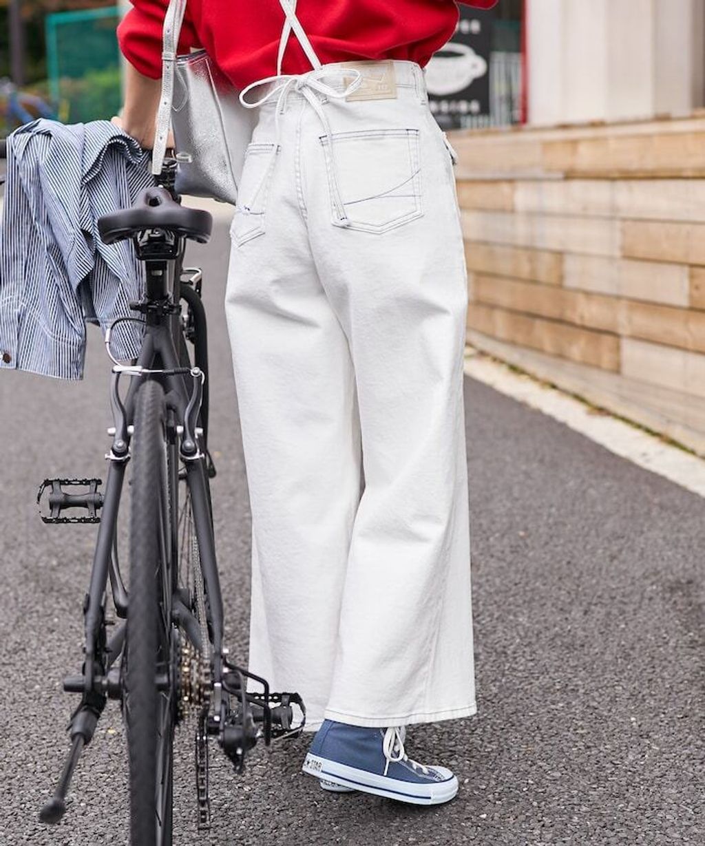 FREAKS STORE x SOMETHING 寬版顯瘦細吊帶丹寧褲 (一褲多穿)_20