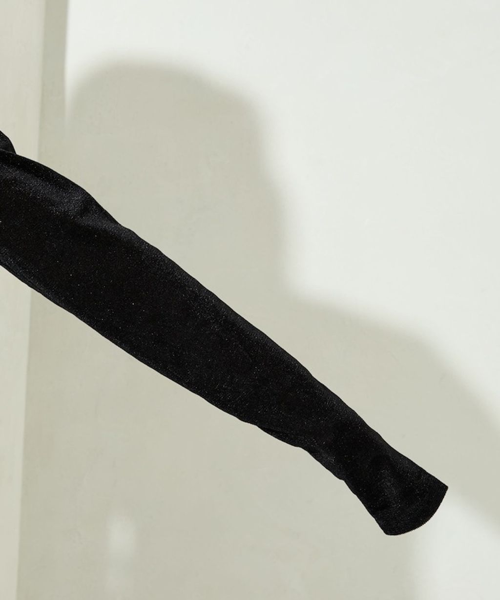 FREAKS STORE 透膚植絨掛脖層次長袖上衣_46