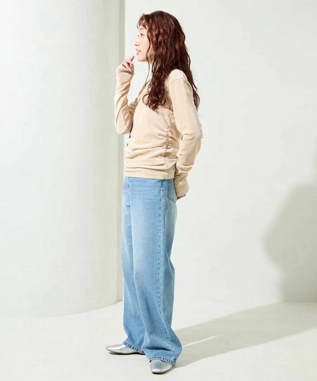 FREAKS STORE 透膚植絨掛脖層次長袖上衣_29