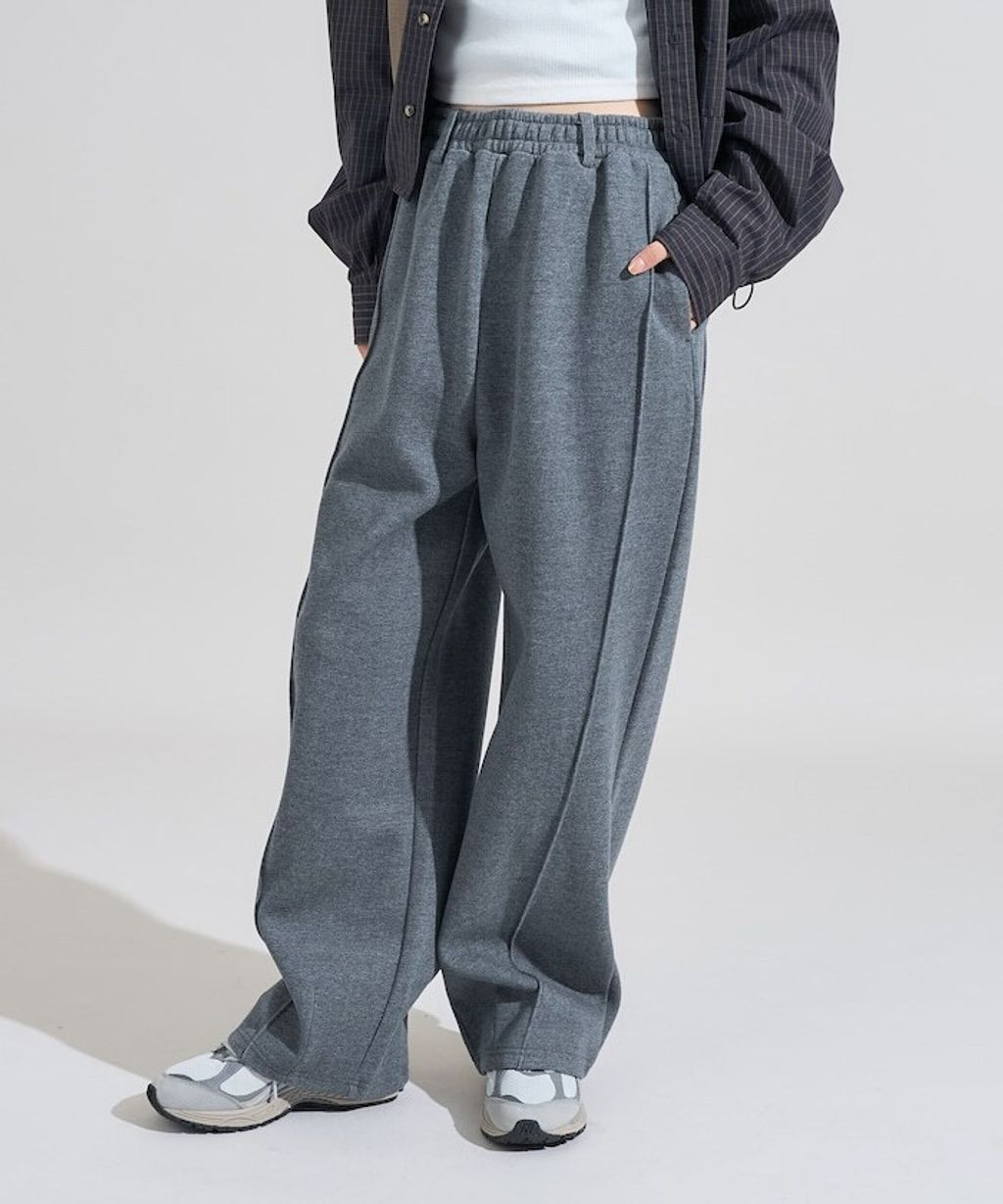 FREAKS STORE 太空棉立體剪裁弧形褲_3