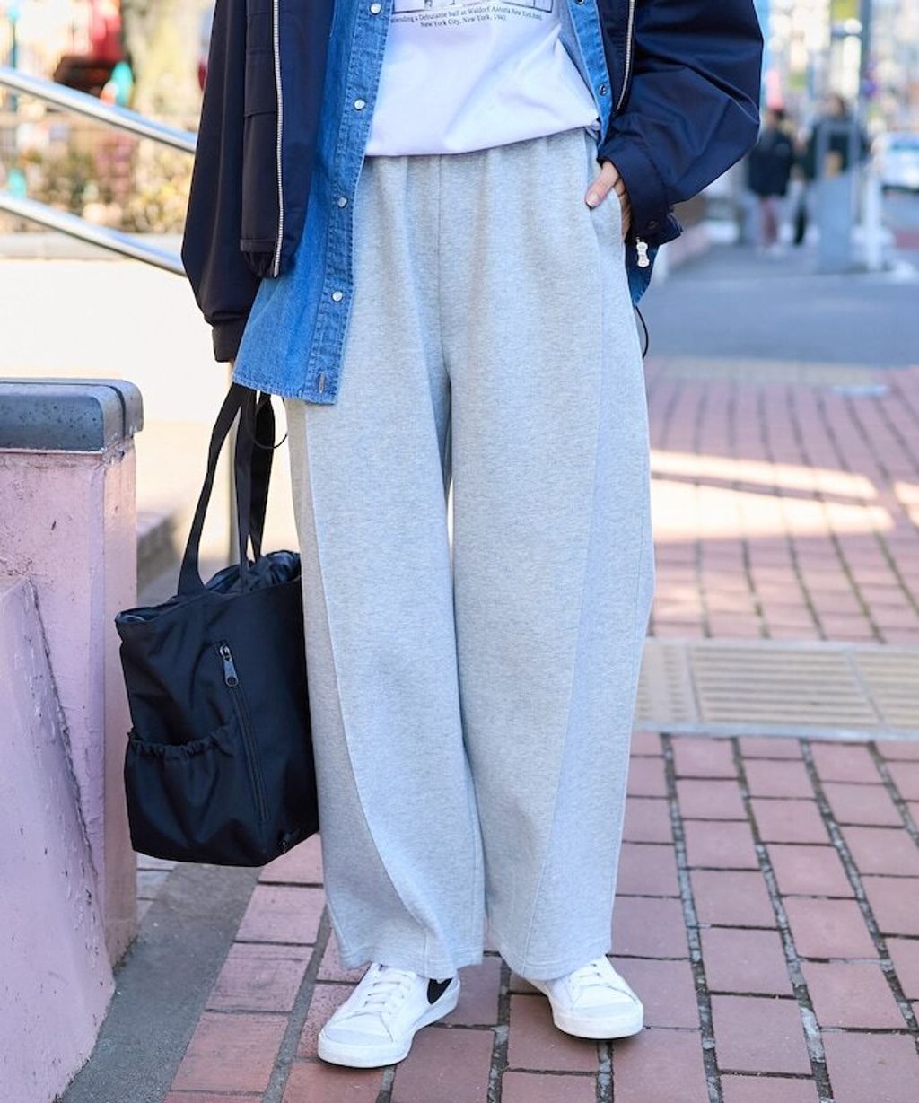 FREAKS STORE 太空棉立體剪裁弧形褲_2