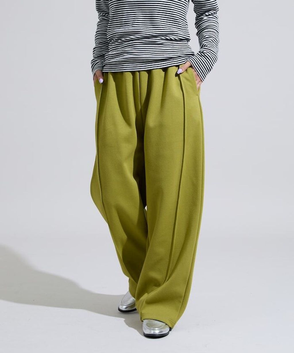 FREAKS STORE 太空棉立體剪裁弧形褲_4