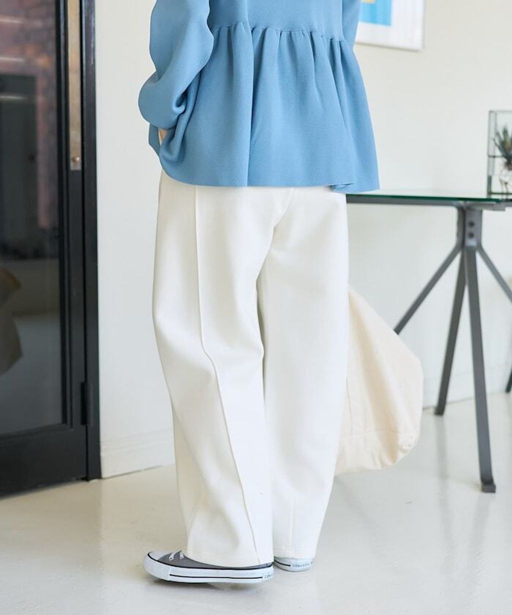 FREAKS STORE 太空棉立體剪裁弧形褲_44