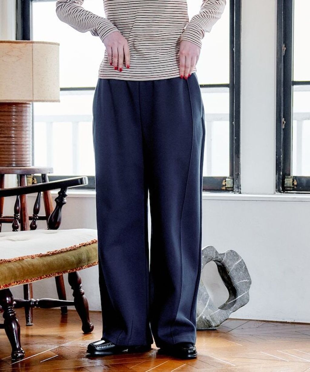 FREAKS STORE 太空棉立體剪裁弧形褲_56