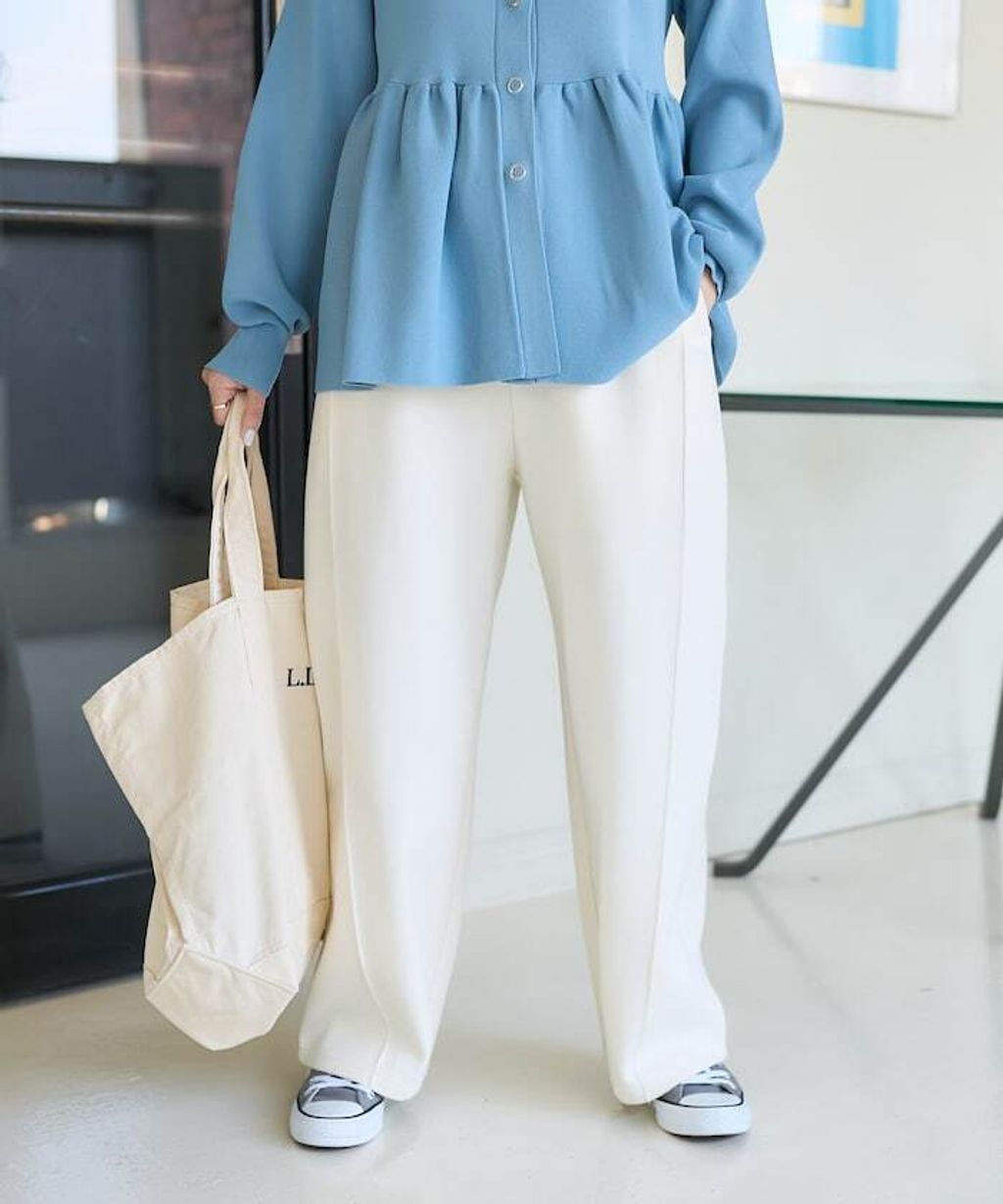 FREAKS STORE 太空棉立體剪裁弧形褲_43