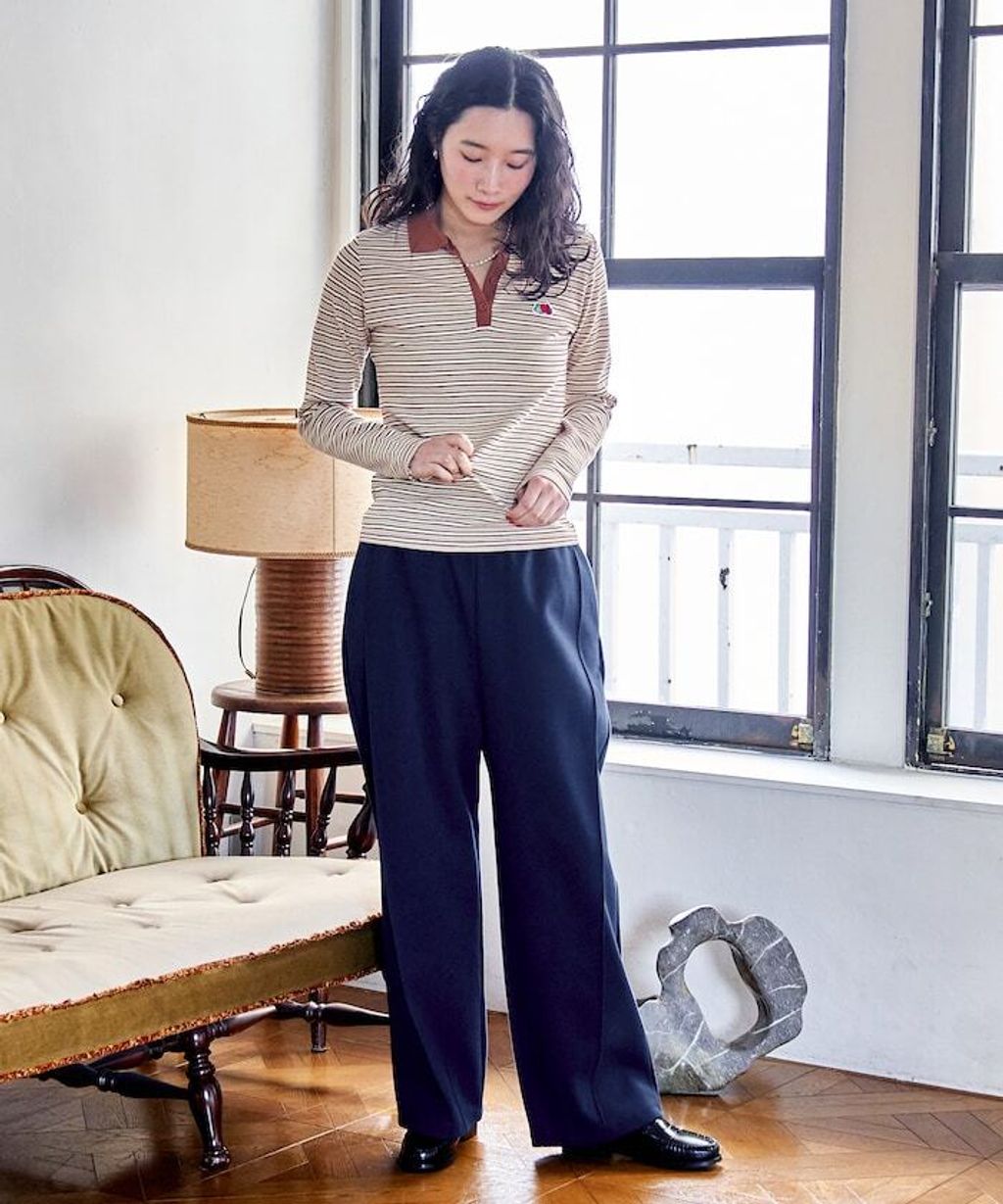 FREAKS STORE 太空棉立體剪裁弧形褲_48