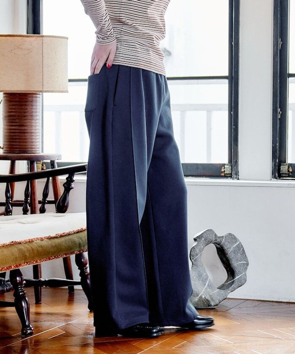 FREAKS STORE 太空棉立體剪裁弧形褲_55