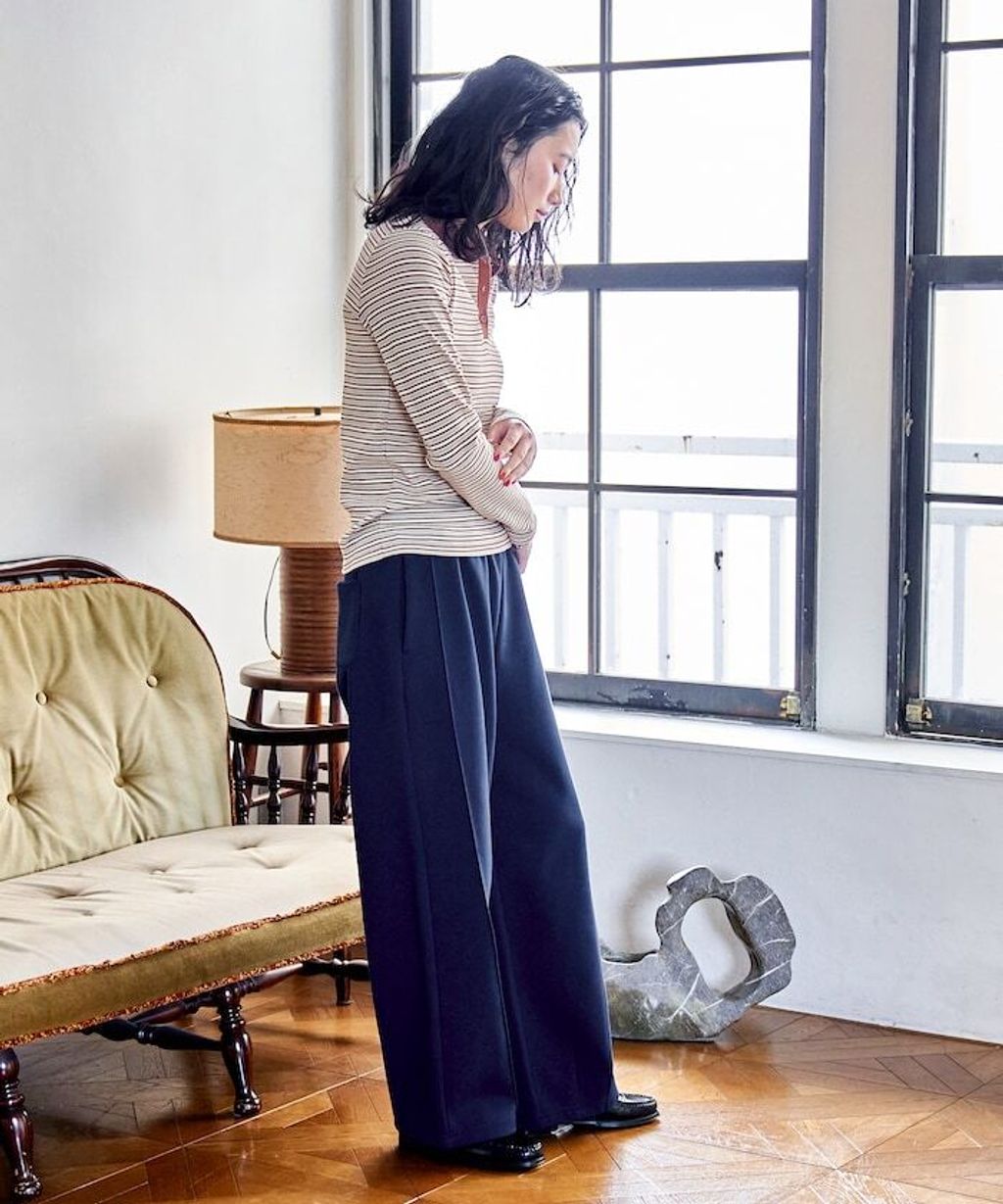 FREAKS STORE 太空棉立體剪裁弧形褲_51