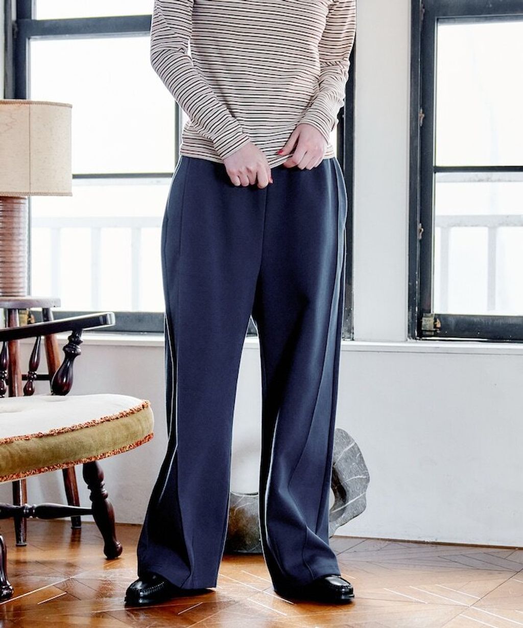 FREAKS STORE 太空棉立體剪裁弧形褲_53