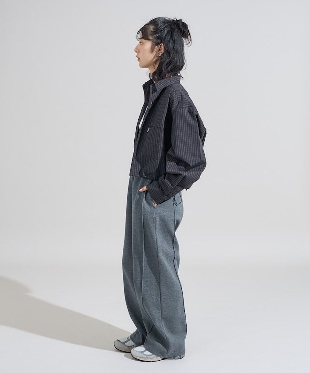 FREAKS STORE 太空棉立體剪裁弧形褲_25