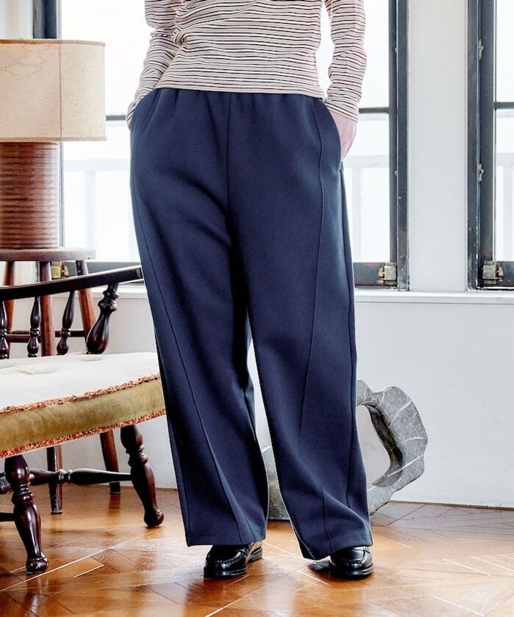 FREAKS STORE 太空棉立體剪裁弧形褲_52