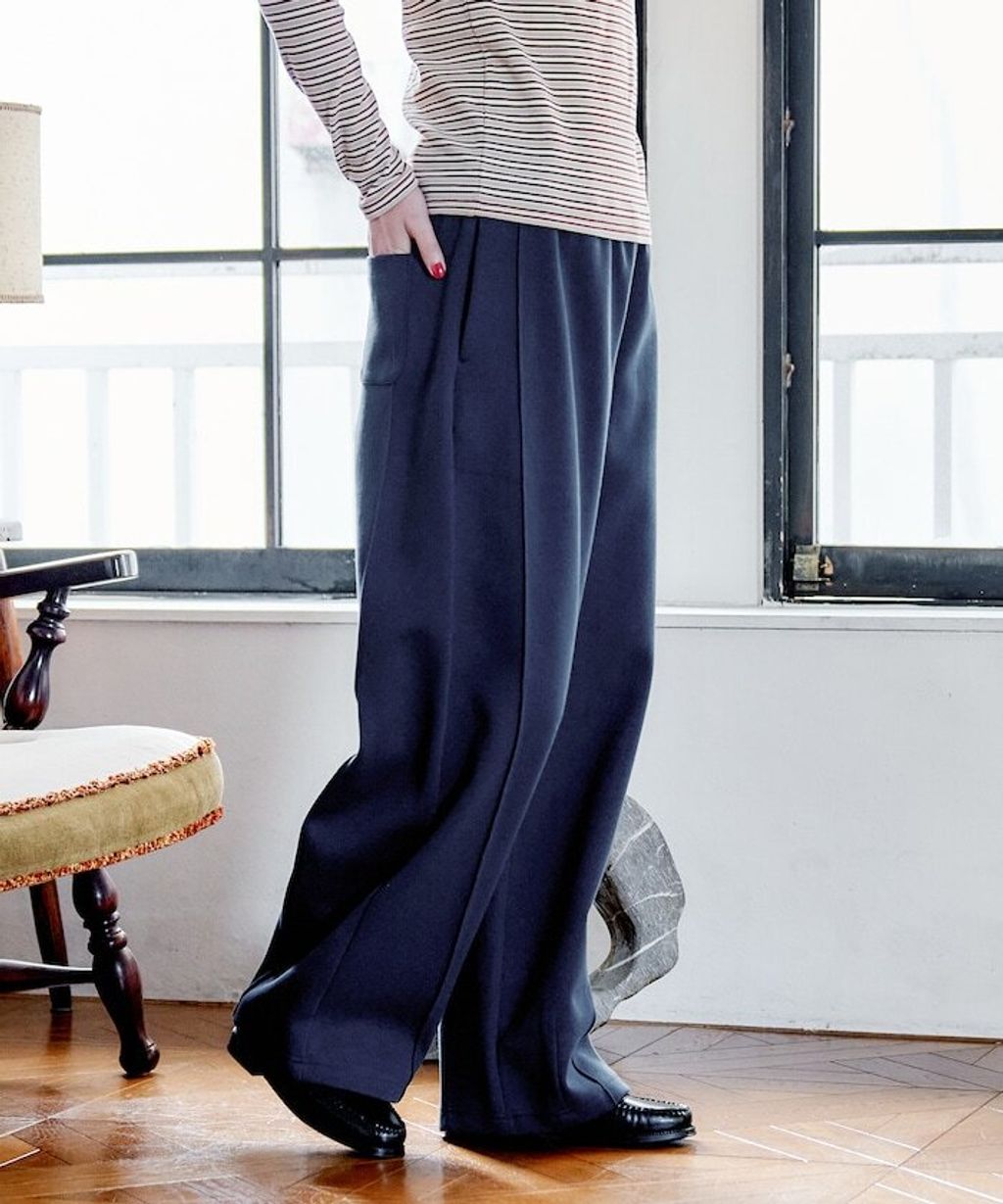 FREAKS STORE 太空棉立體剪裁弧形褲_54