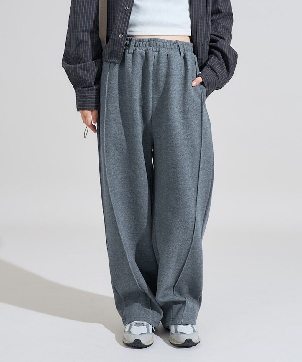 FREAKS STORE 太空棉立體剪裁弧形褲_27