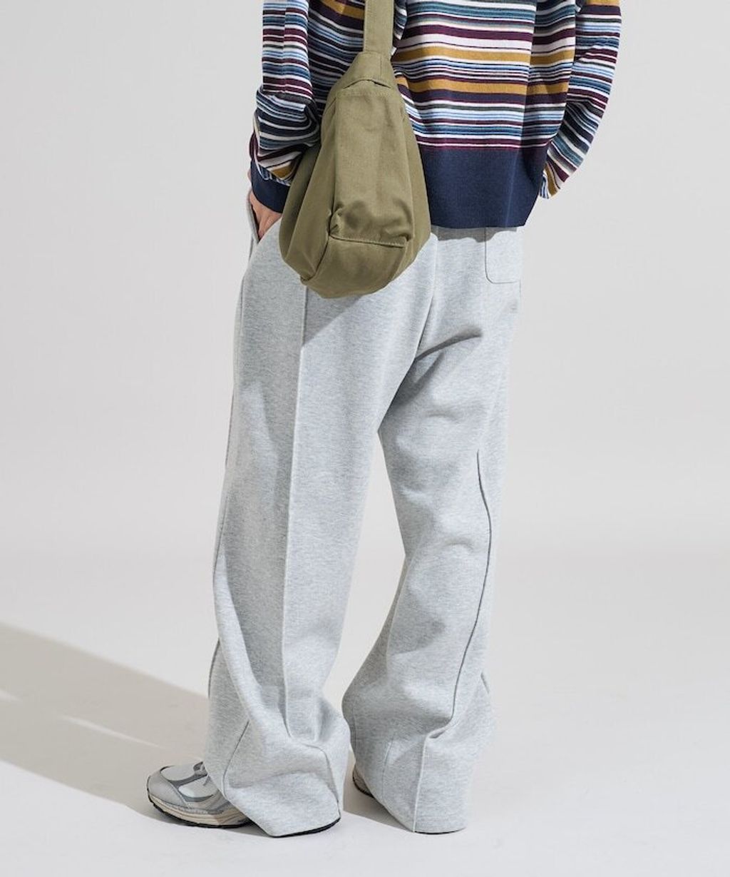 FREAKS STORE 太空棉立體剪裁弧形褲_16