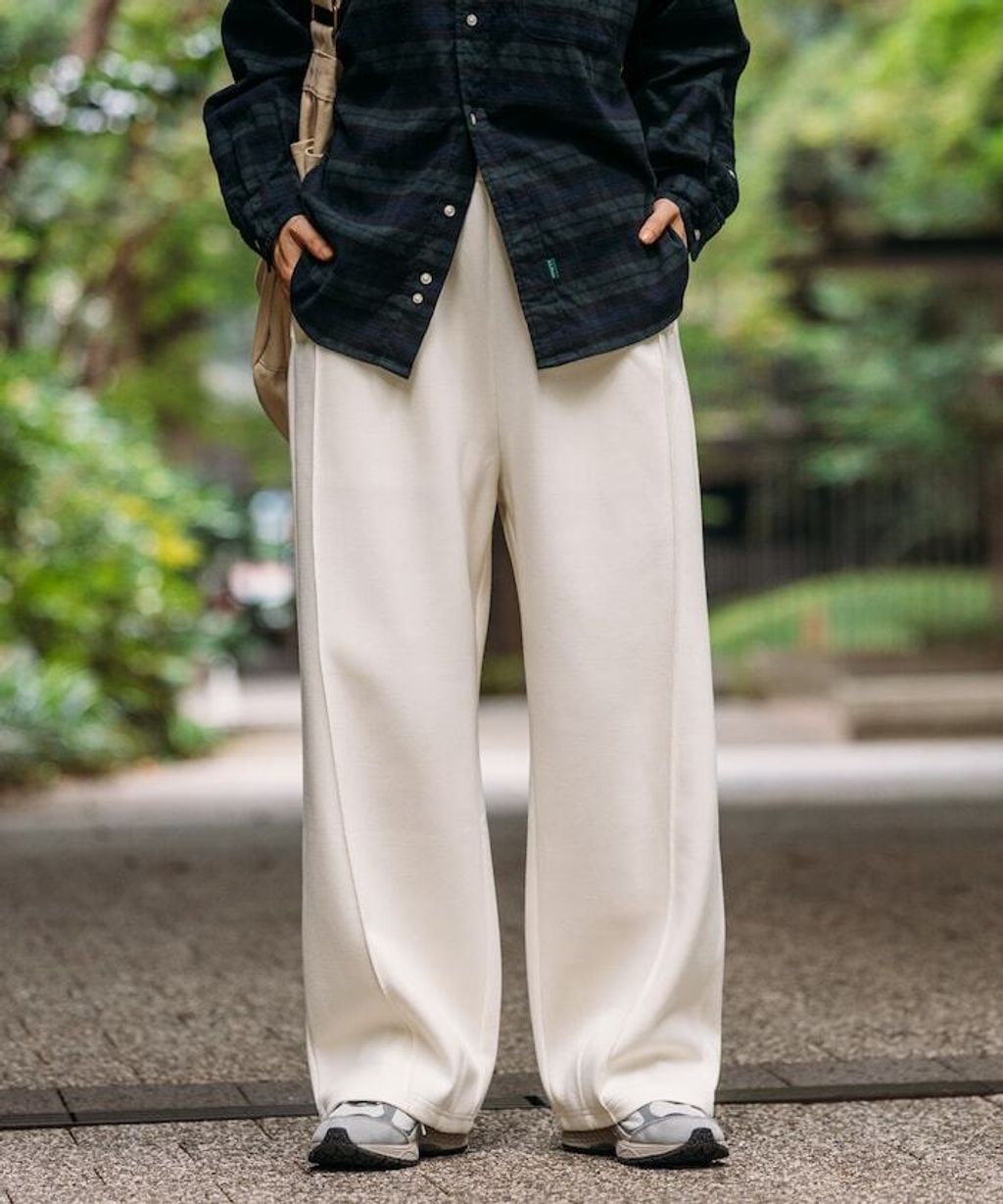 FREAKS STORE 太空棉立體剪裁弧形褲_35