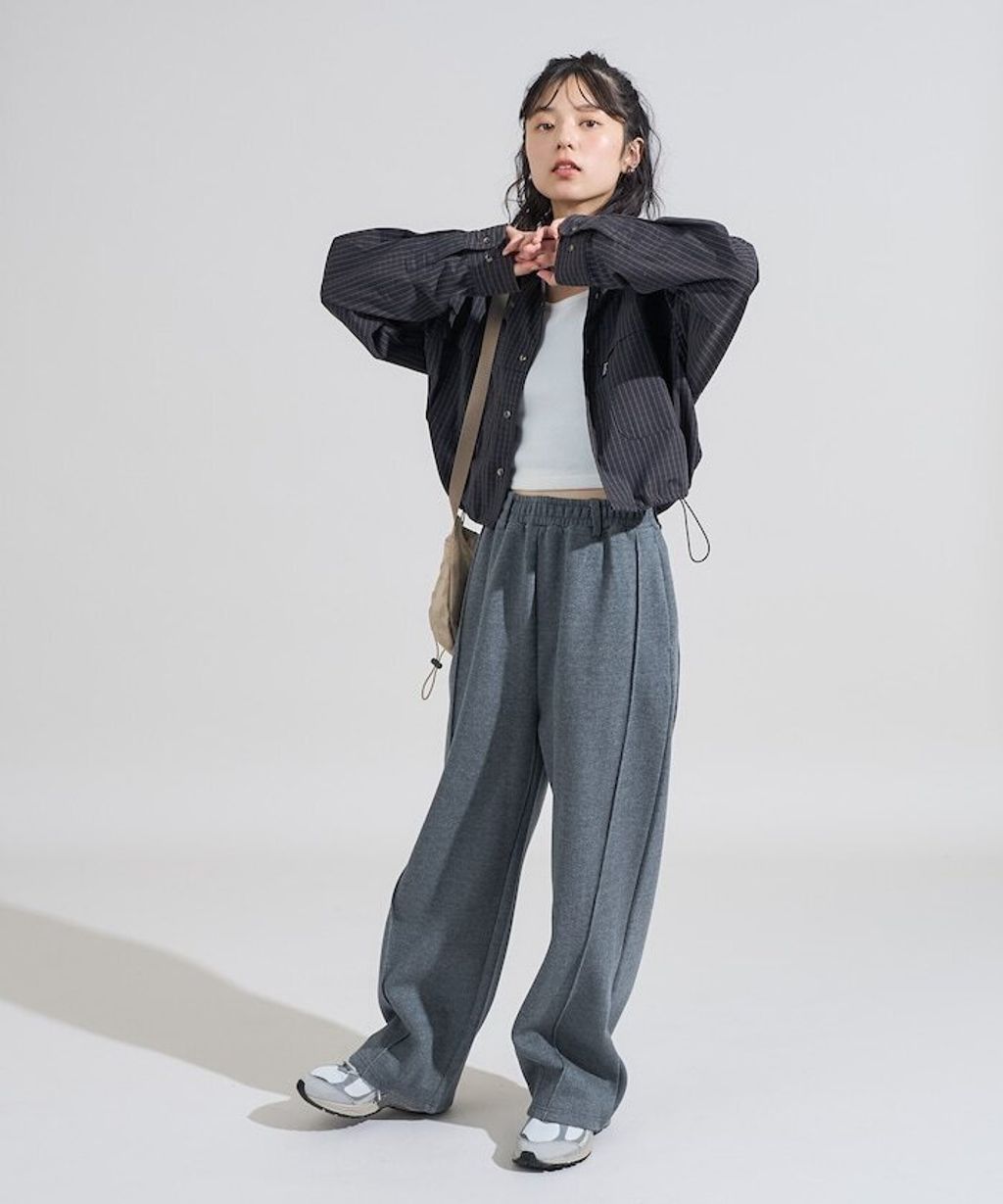 FREAKS STORE 太空棉立體剪裁弧形褲_24