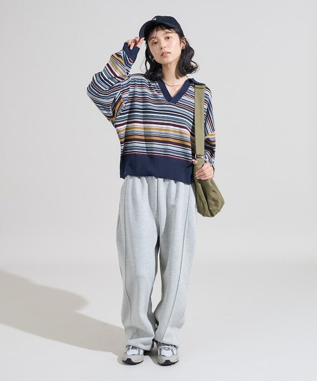 FREAKS STORE 太空棉立體剪裁弧形褲_11