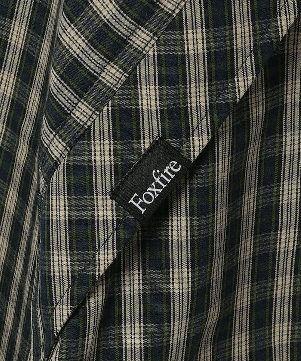 Foxfire × FREAKS STORE 輕量格紋連帽拉鍊下擺抽繩外套_45