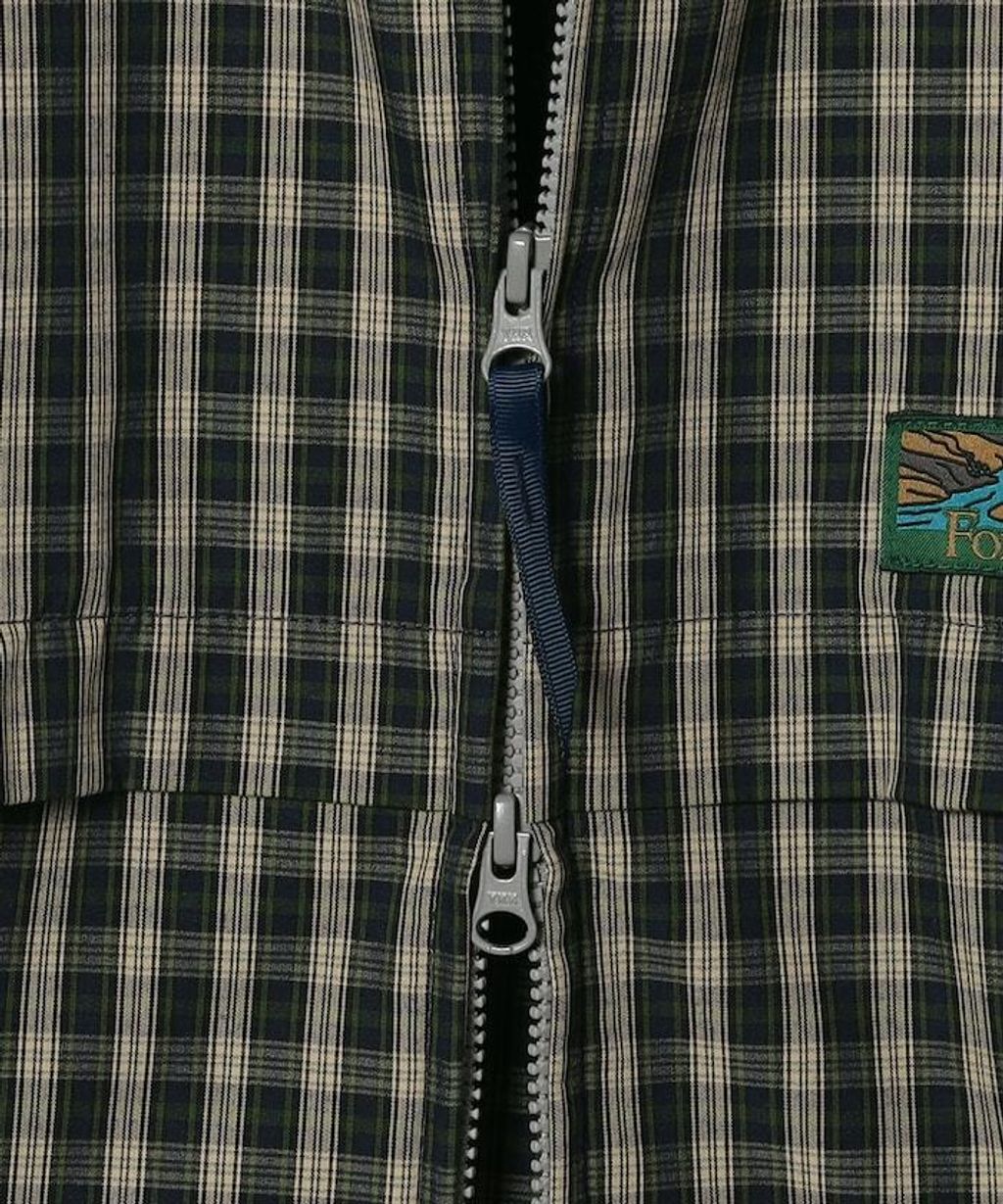 Foxfire × FREAKS STORE 輕量格紋連帽拉鍊下擺抽繩外套_43