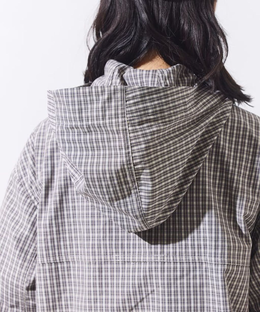 Foxfire × FREAKS STORE 輕量格紋連帽拉鍊下擺抽繩外套_32