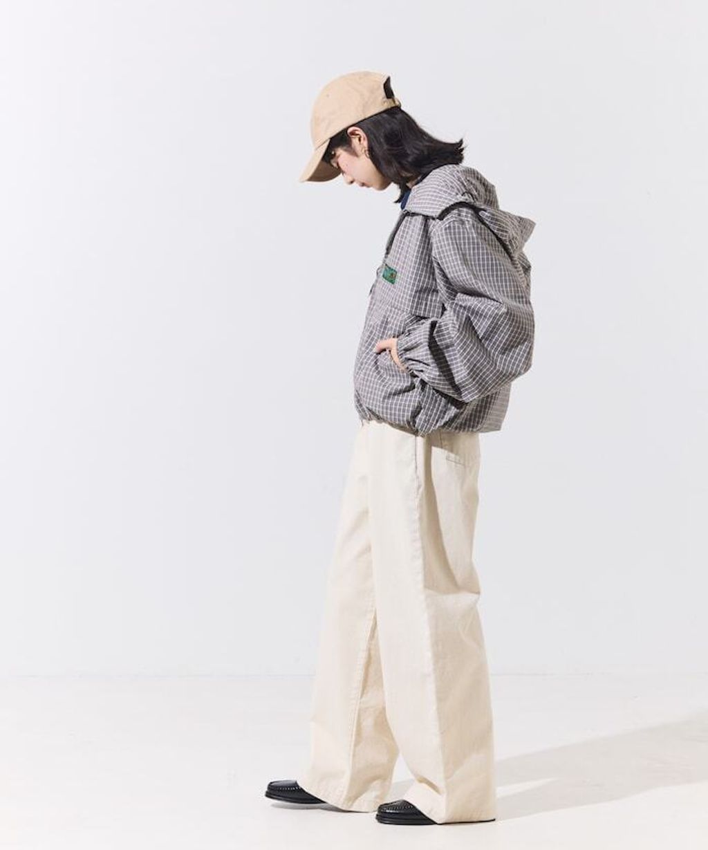 Foxfire × FREAKS STORE 輕量格紋連帽拉鍊下擺抽繩外套_7