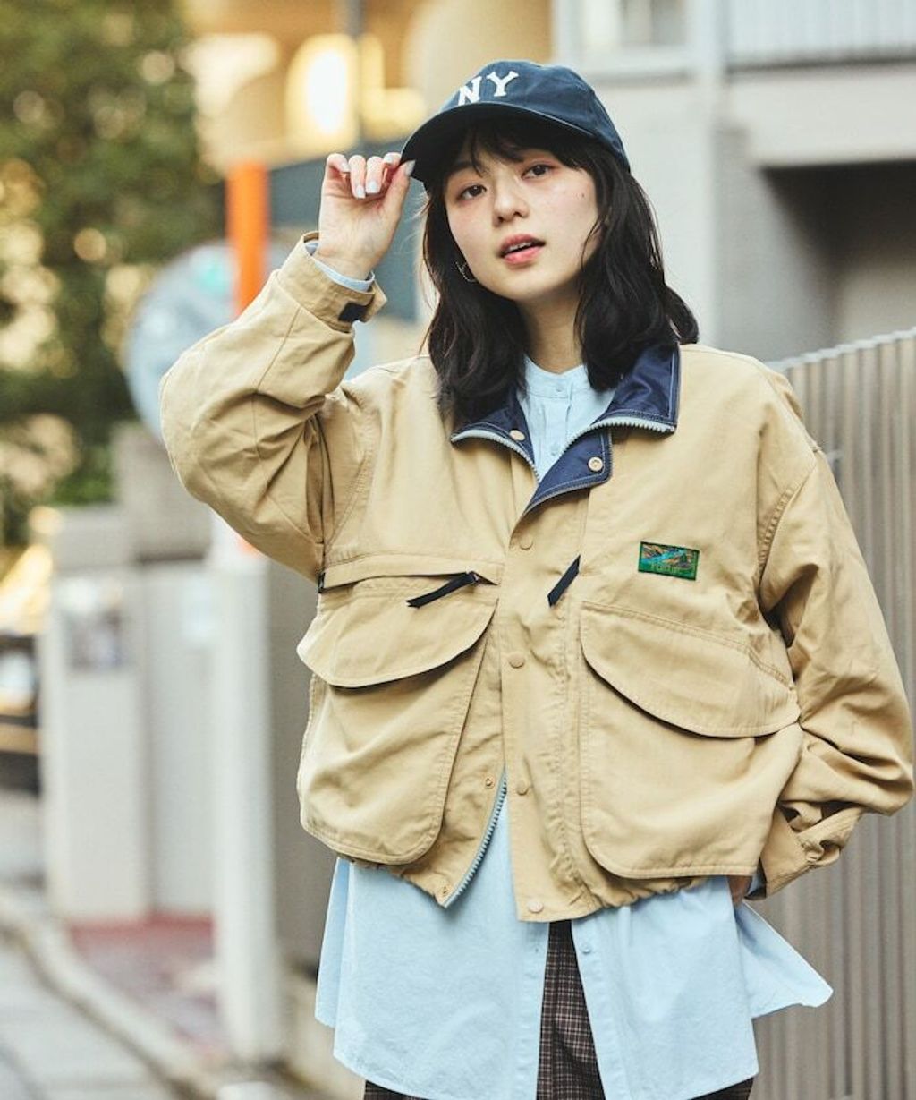 Foxfire × FREAKS STORE 雙拉鍊短版復古風尼龍外套_3