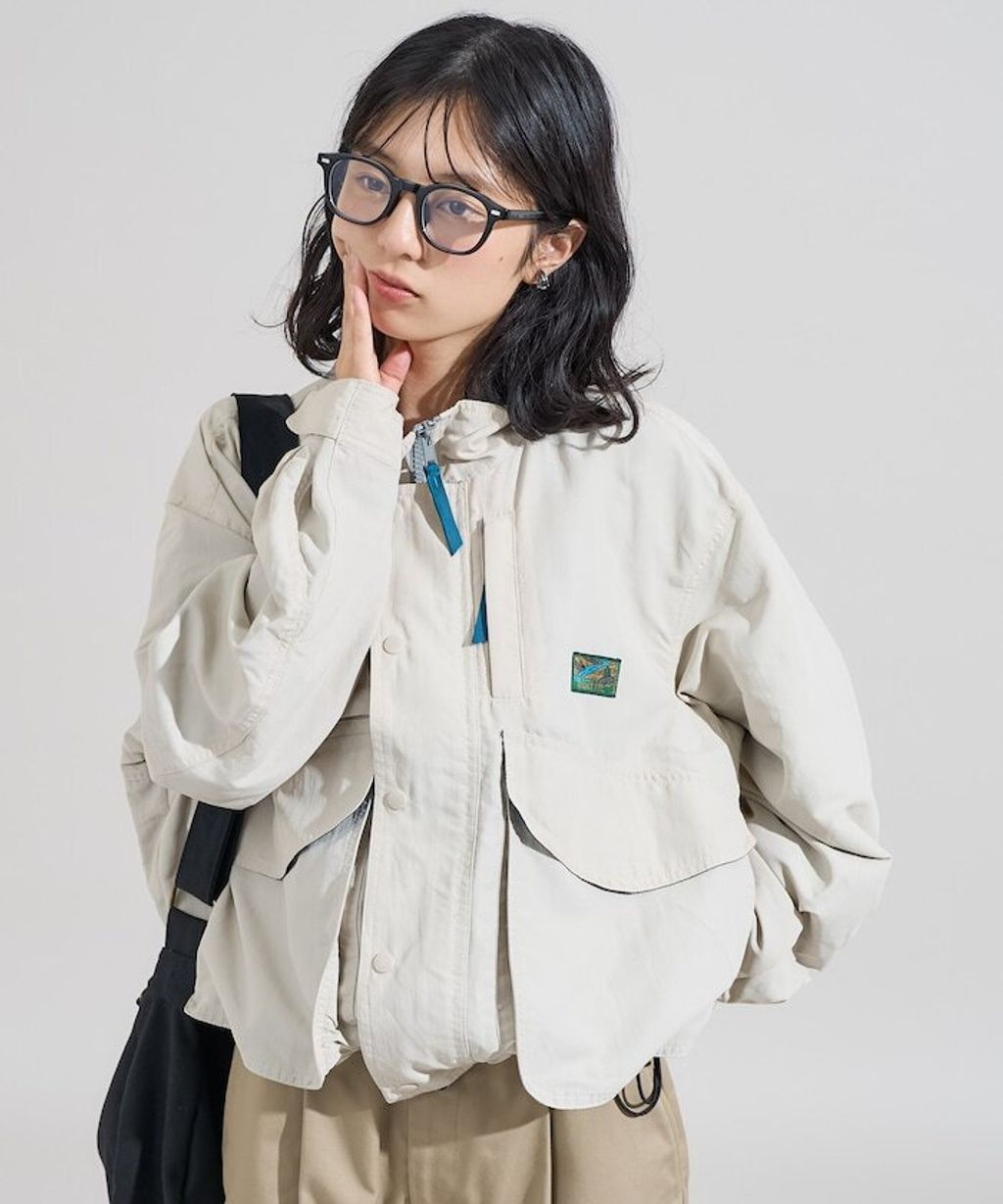 Foxfire × FREAKS STORE 雙拉鍊短版復古風尼龍外套_1