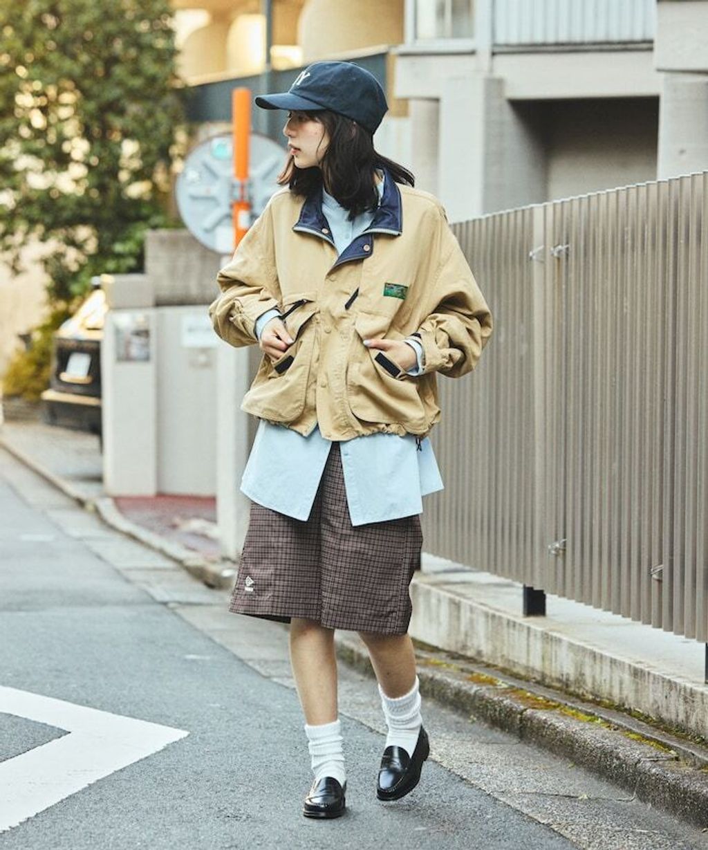 Foxfire × FREAKS STORE 雙拉鍊短版復古風尼龍外套_11