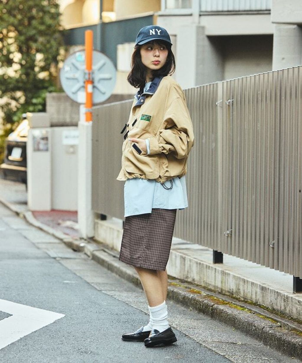 Foxfire × FREAKS STORE 雙拉鍊短版復古風尼龍外套_9