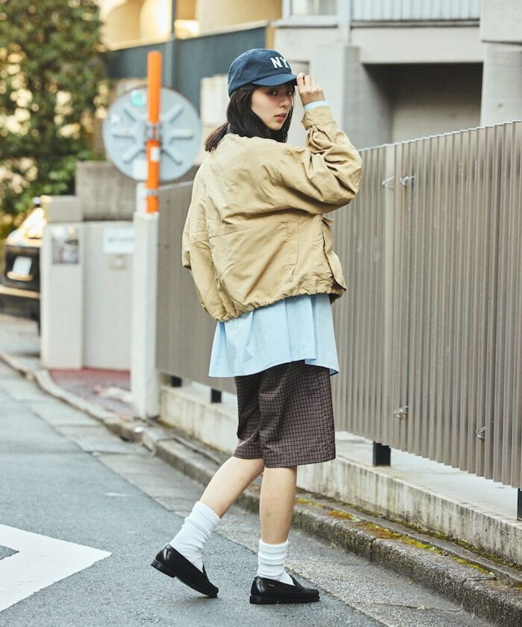 Foxfire × FREAKS STORE 雙拉鍊短版復古風尼龍外套_10