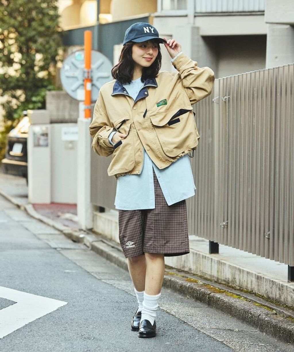 Foxfire × FREAKS STORE 雙拉鍊短版復古風尼龍外套_5