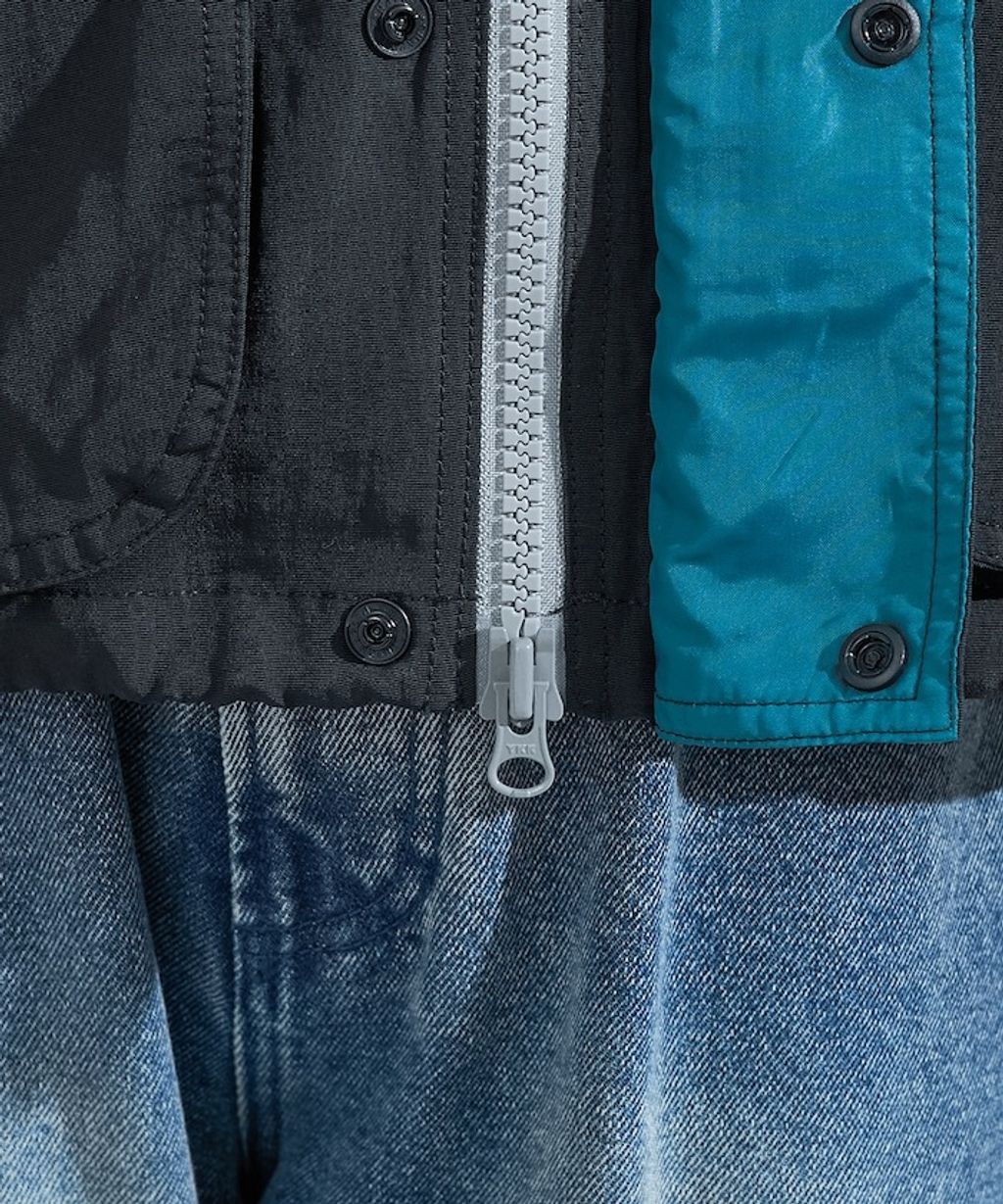 Foxfire × FREAKS STORE 雙拉鍊短版復古風尼龍外套_66