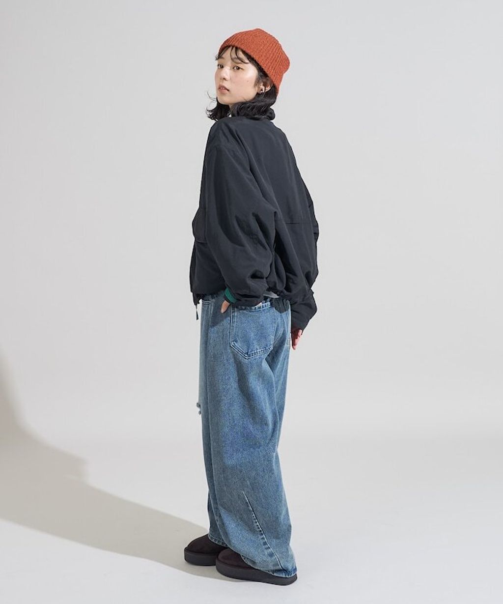 Foxfire × FREAKS STORE 雙拉鍊短版復古風尼龍外套_37