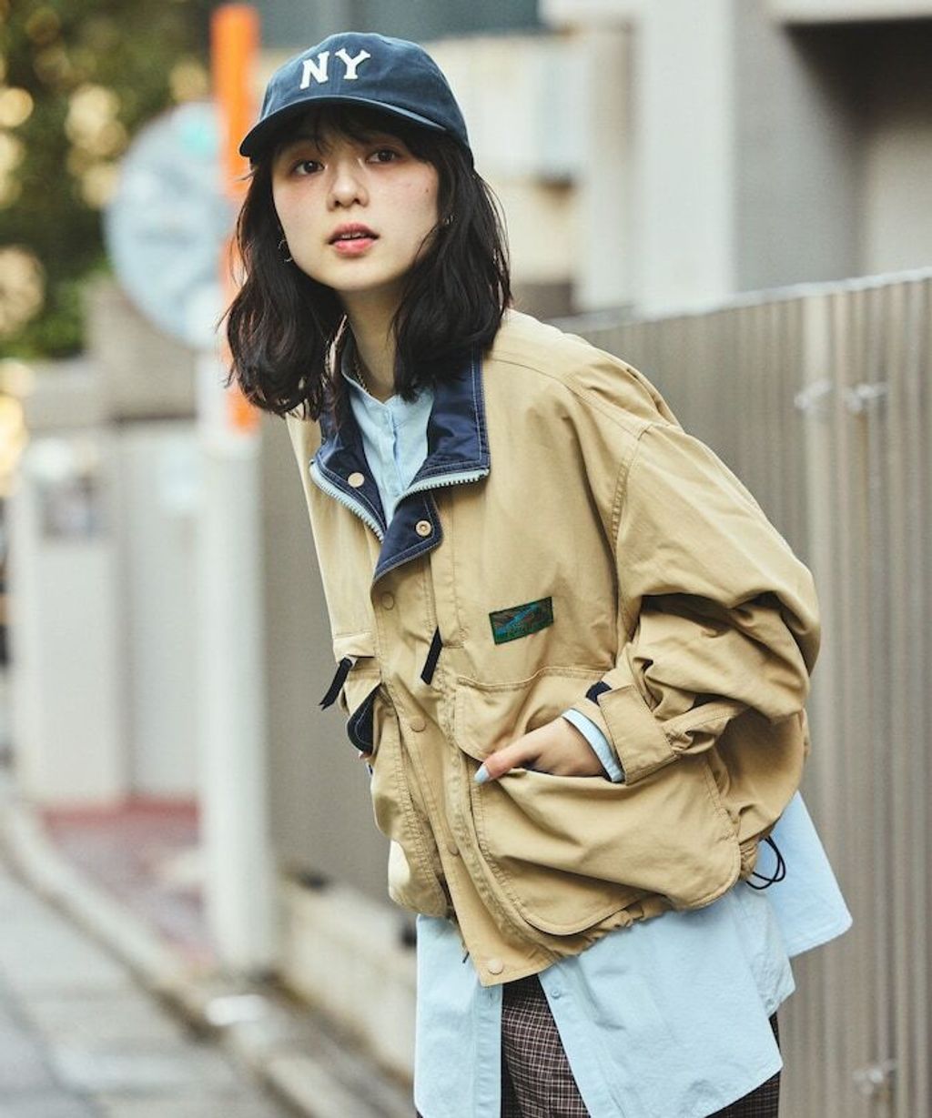 Foxfire × FREAKS STORE 雙拉鍊短版復古風尼龍外套_13