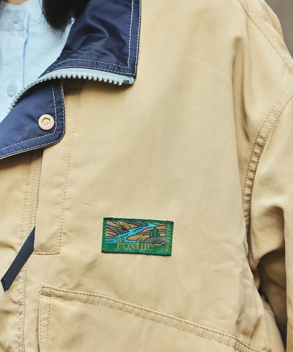 Foxfire × FREAKS STORE 雙拉鍊短版復古風尼龍外套_21