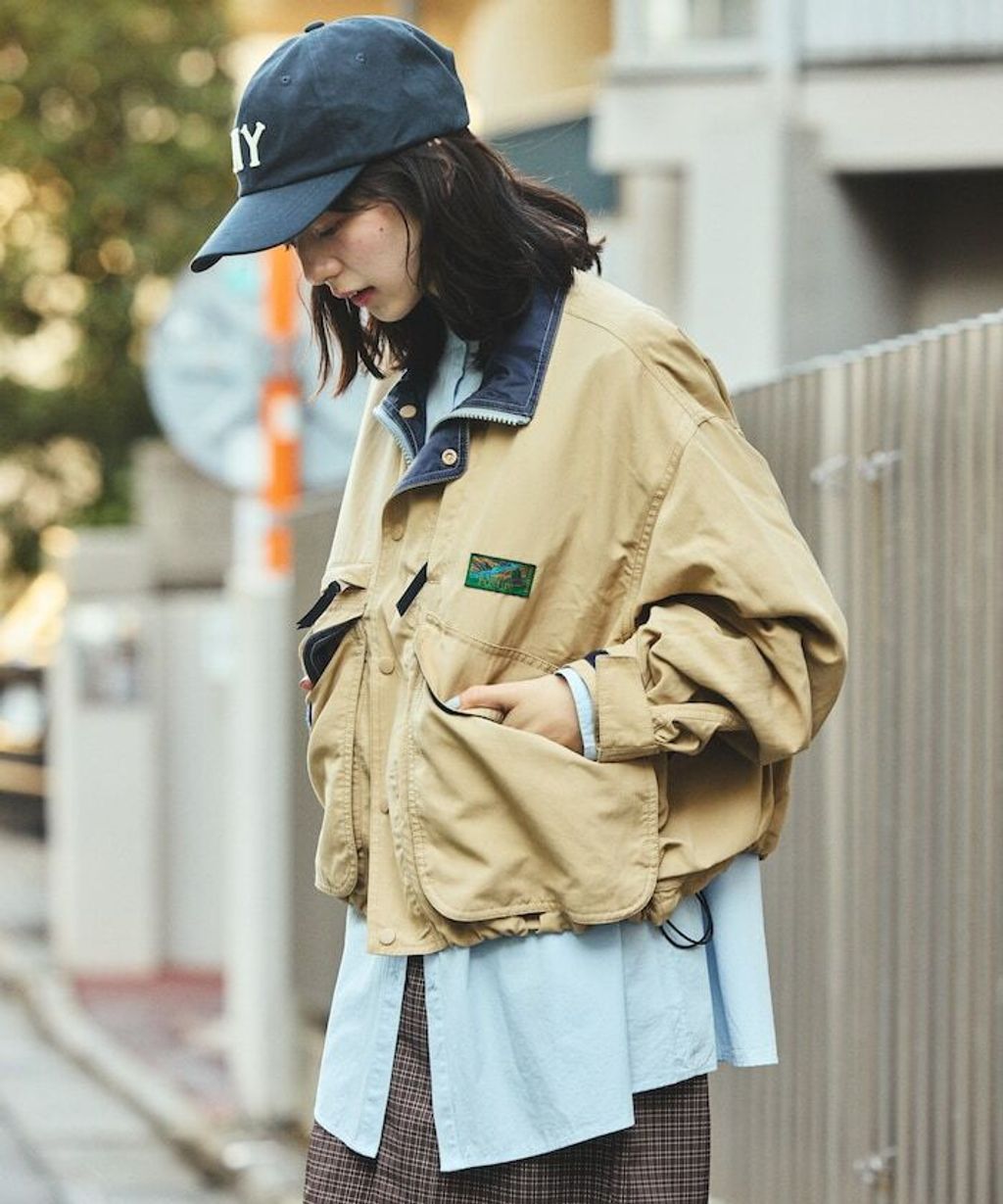 Foxfire × FREAKS STORE 雙拉鍊短版復古風尼龍外套_17