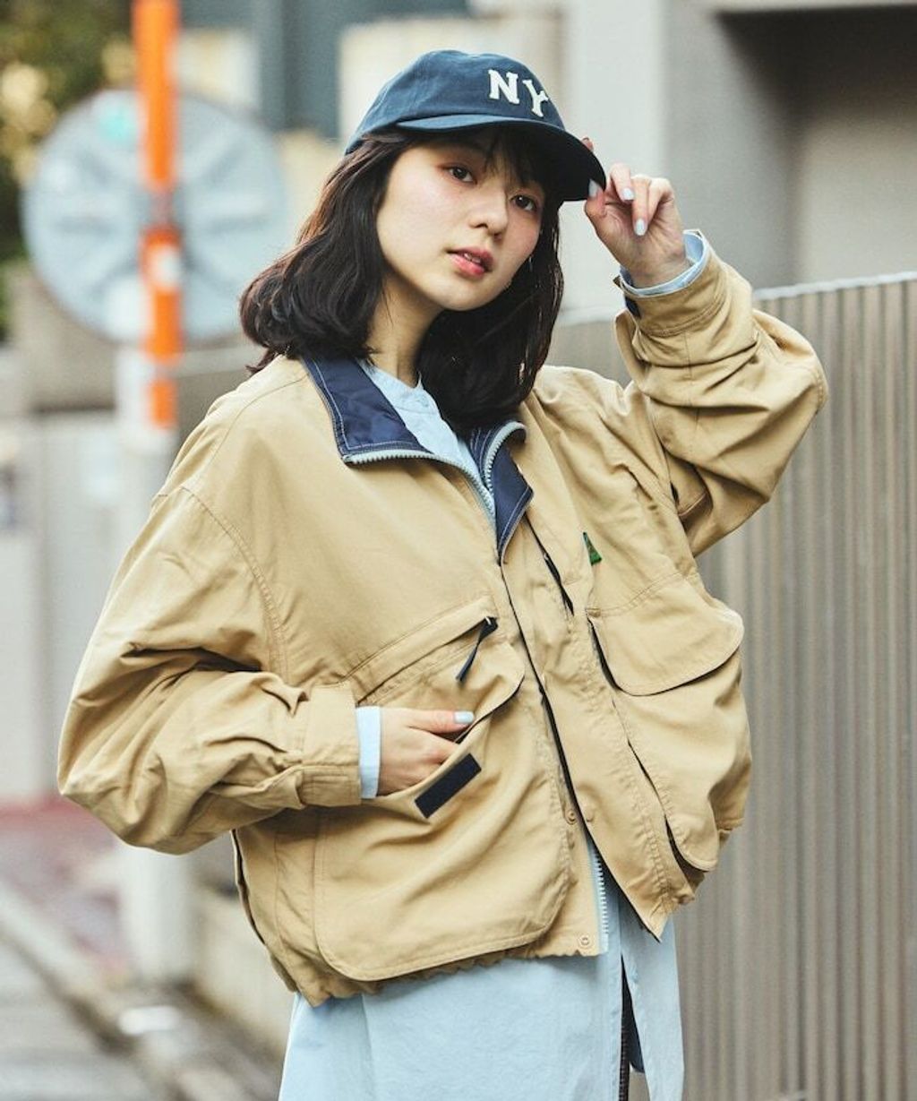 Foxfire × FREAKS STORE 雙拉鍊短版復古風尼龍外套_15