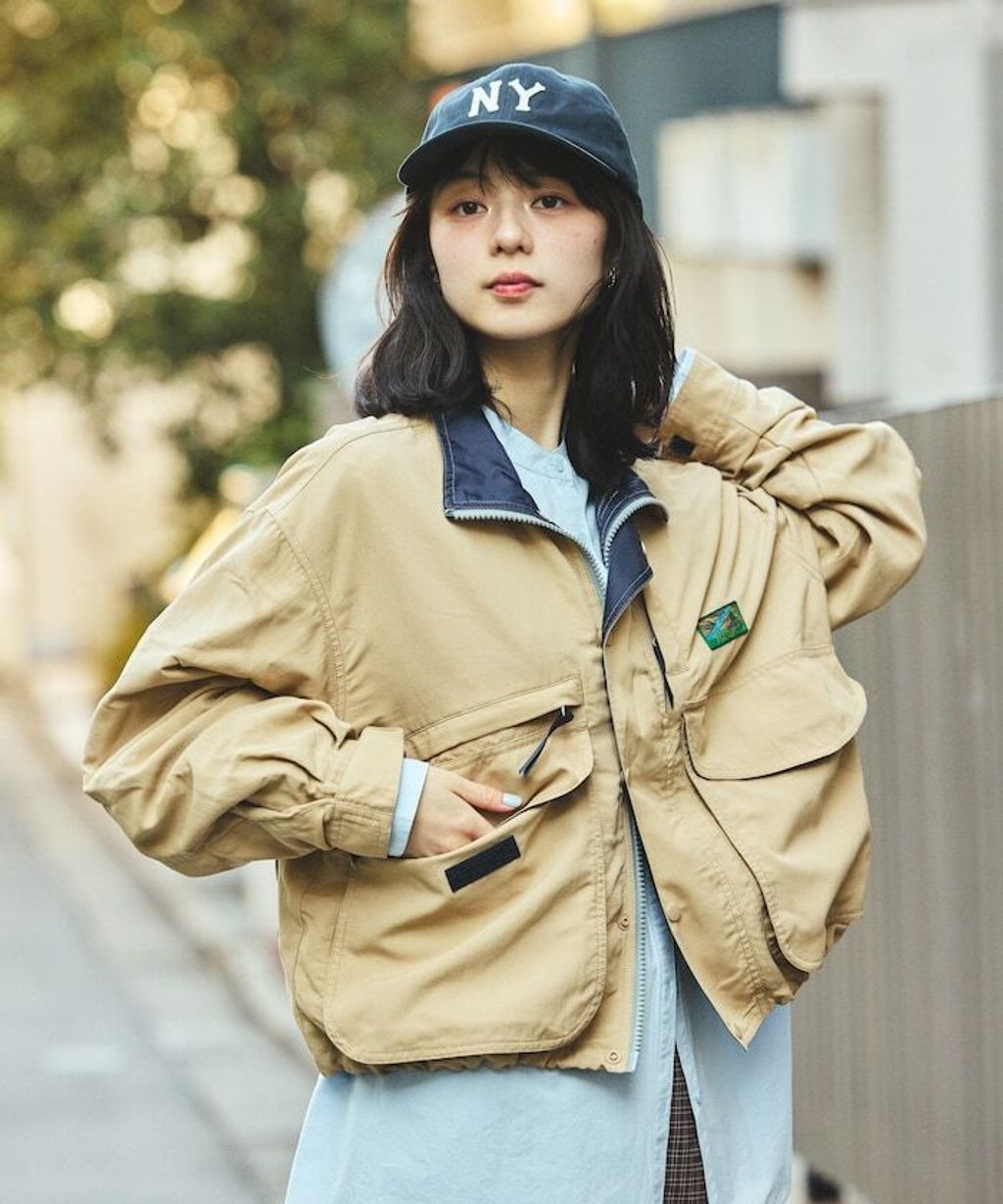 Foxfire × FREAKS STORE 雙拉鍊短版復古風尼龍外套_16