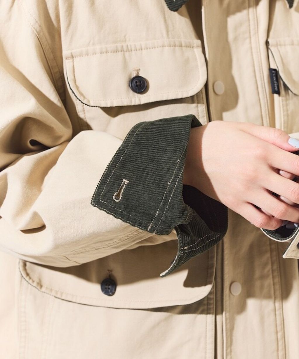 Foxfire × FREAKS STORE Warden Jacket復古多口袋立領機能工裝外套(女款)_49