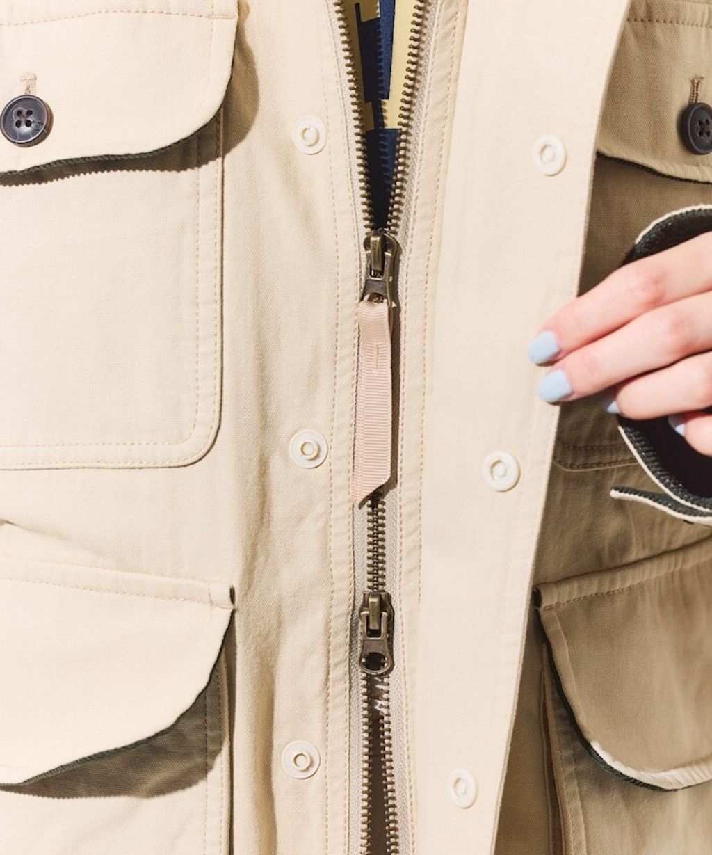 Foxfire × FREAKS STORE Warden Jacket復古多口袋立領機能工裝外套(女款)_52