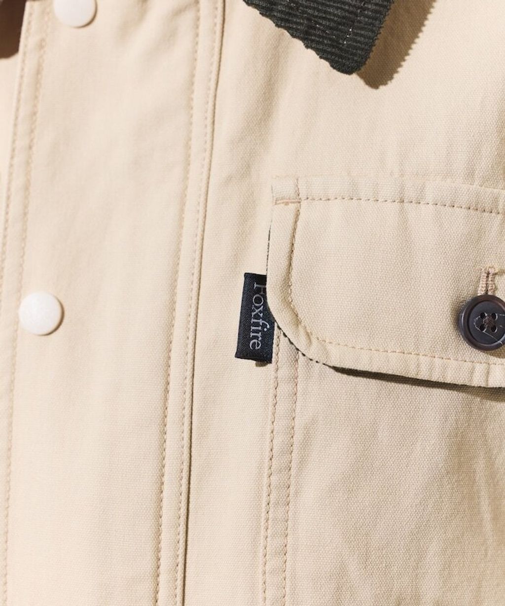 Foxfire × FREAKS STORE Warden Jacket復古多口袋立領機能工裝外套(女款)_43