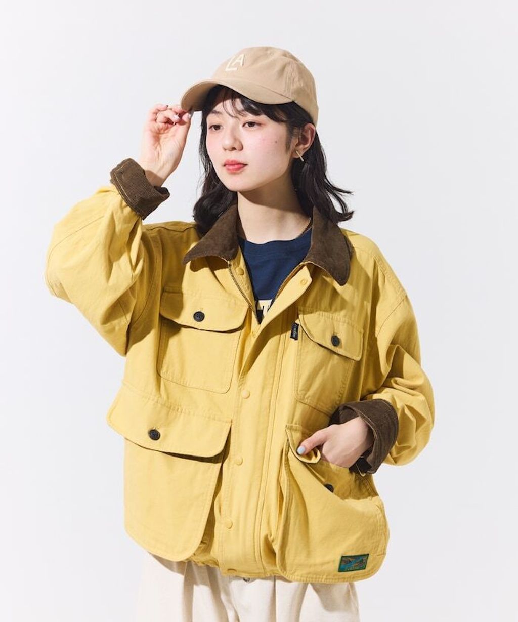 Foxfire × FREAKS STORE Warden Jacket復古多口袋立領機能工裝外套(女款)_28