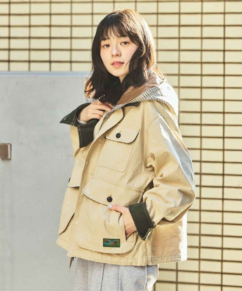 Foxfire × FREAKS STORE Warden Jacket復古多口袋立領機能工裝外套(女款)_9