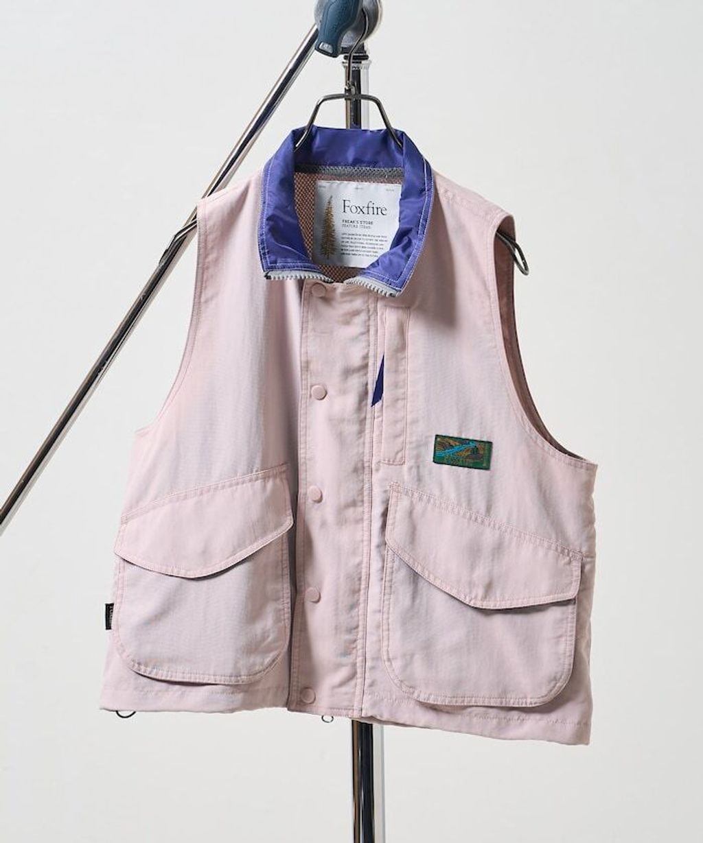 Foxfire × FREAKS STORE New Destination古著感短版多口袋機能釣魚背心(女款)_3